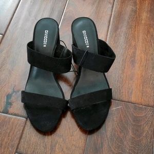 Black Slip-in Heels